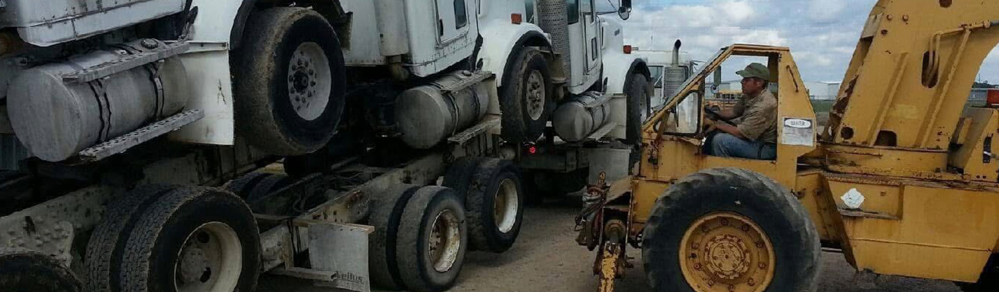 Trucks Piled Up